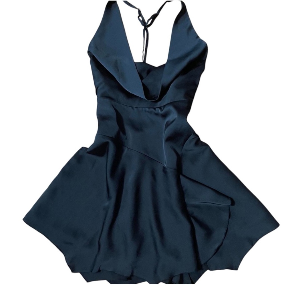NWT Halter Cowl Neck Mini Dress